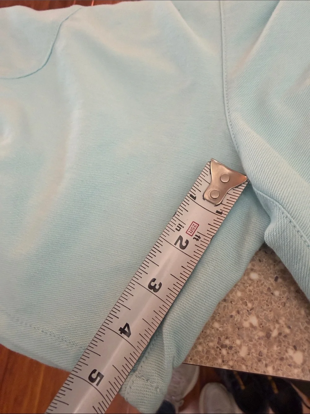 Lands' End Light Blue High Waist Women’s Shorts